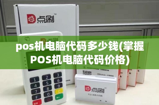 pos机电脑代码多少钱(掌握POS机电脑代码价格)