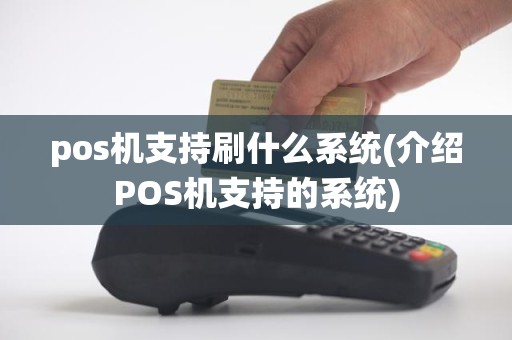 pos机支持刷什么系统(介绍POS机支持的系统)