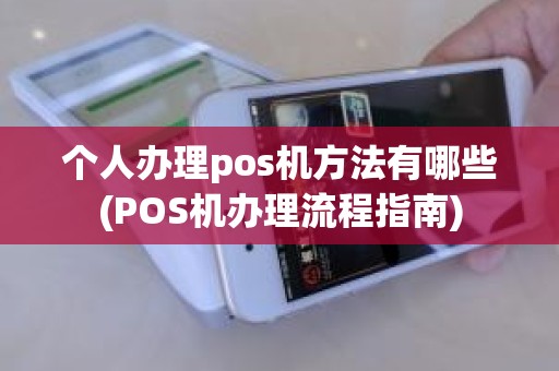 个人办理pos机方法有哪些(POS机办理流程指南)