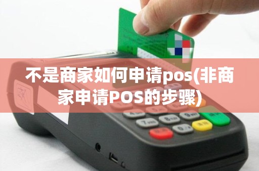 不是商家如何申请pos(非商家申请POS的步骤)