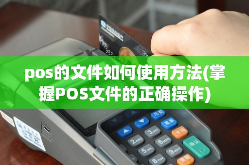 pos的文件如何使用方法(掌握POS文件的正确操作)