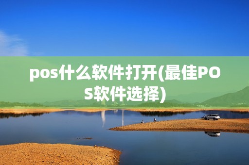 pos什么软件打开(最佳POS软件选择)