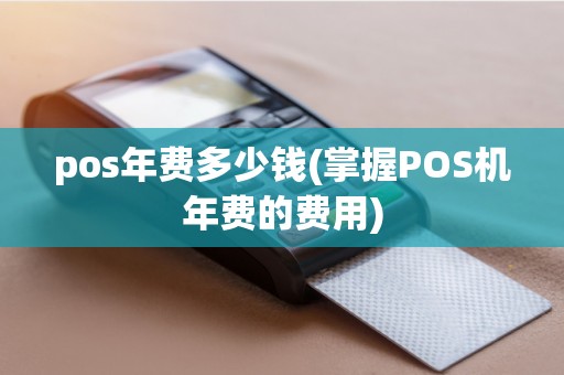 pos年费多少钱(掌握POS机年费的费用)