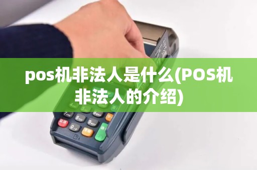 pos机非法人是什么(POS机非法人的介绍)