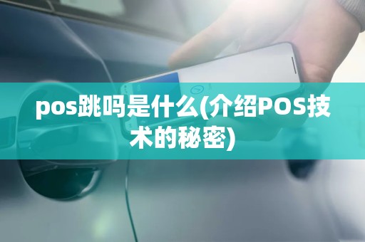 pos跳吗是什么(介绍POS技术的秘密)