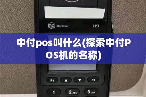 中付pos叫什么(探索中付POS机的名称)