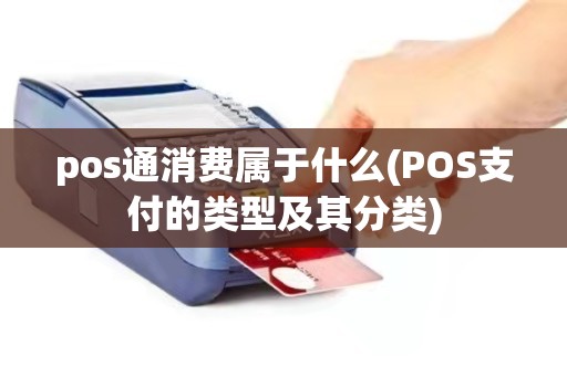 pos通消费属于什么(POS支付的类型及其分类)