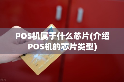 POS机属于什么芯片(介绍POS机的芯片类型)