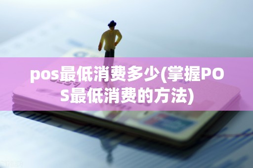 pos最低消费多少(掌握POS最低消费的方法)