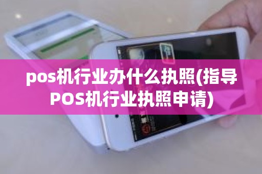 pos机行业办什么执照(指导POS机行业执照申请)