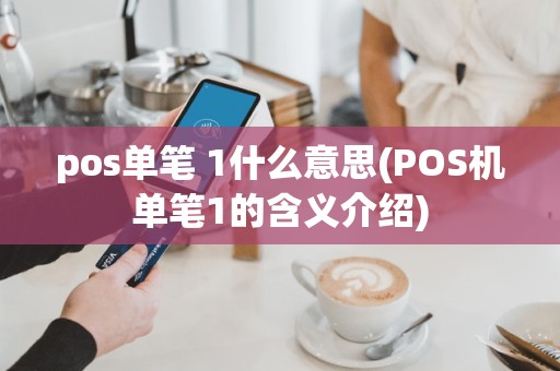 pos单笔 1什么意思(POS机单笔1的含义介绍)