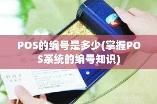 POS的编号是多少(掌握POS系统的编号知识)