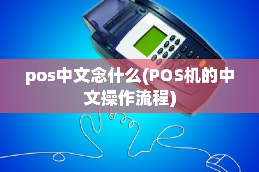 pos中文念什么(POS机的中文操作流程)