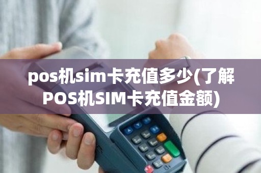 pos机sim卡充值多少(了解POS机SIM卡充值金额)