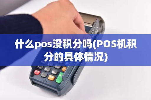 什么pos没积分吗(POS机积分的具体情况)