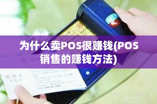 为什么卖POS很赚钱(POS销售的赚钱方法)