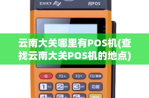 云南大关哪里有POS机(查找云南大关POS机的地点)