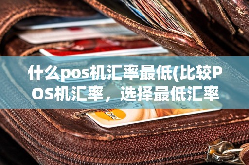 什么pos机汇率最低(比较POS机汇率，选择最低汇率)